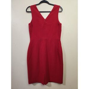 Banana Republic Vibrant Red Backless Dress